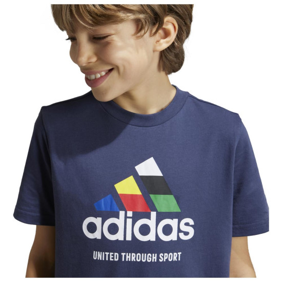 Adidas Παιδική κοντομάνικη μπλούζα Tiro Nations Pack Graphic Tee